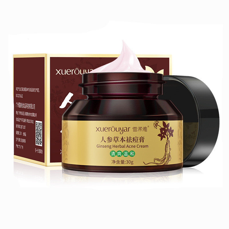Ginseng herbal acne cream