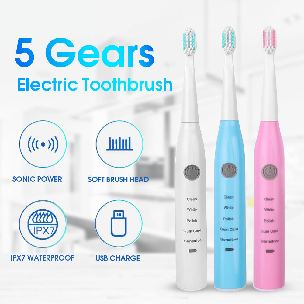 Rechargeable sonic electric toothbrush