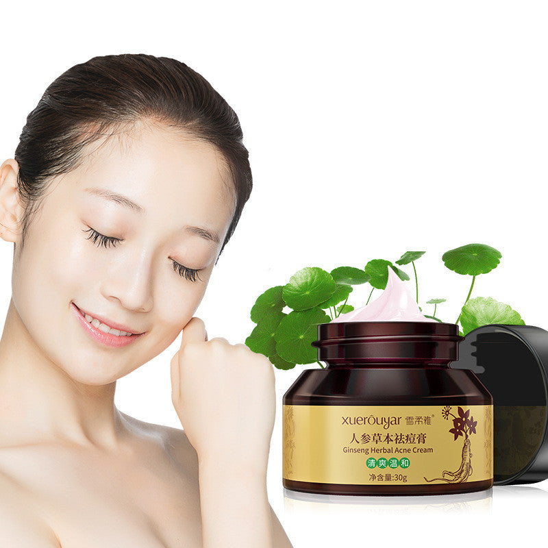 Ginseng herbal acne cream